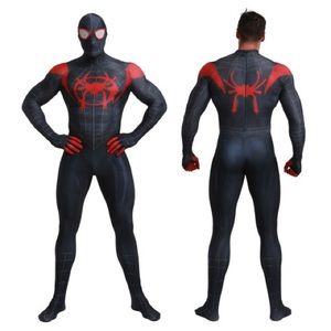 Miles Morales Spider-Man Across the Spider-Verse Cosplay Costume Adult L